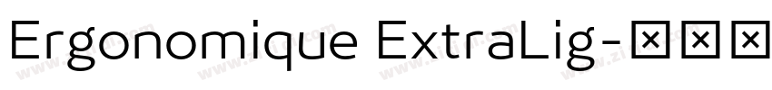 Ergonomique ExtraLig字体转换